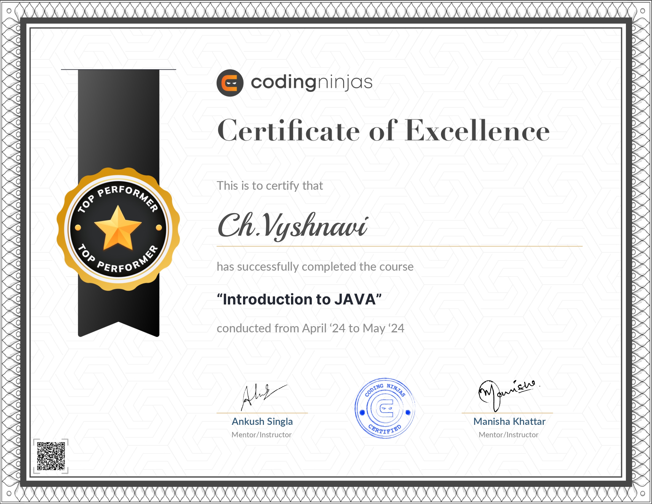 Java  Certification